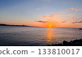 Sunset over the sea 133810017