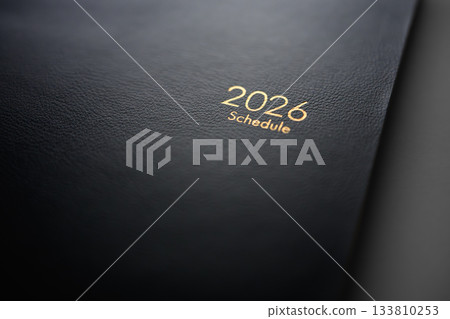 Leather-covered business planner 2026 edition Leather-covered business planner 2026 edition 133810253