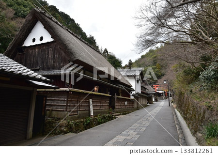 京都鳥居本復古街景 133812261