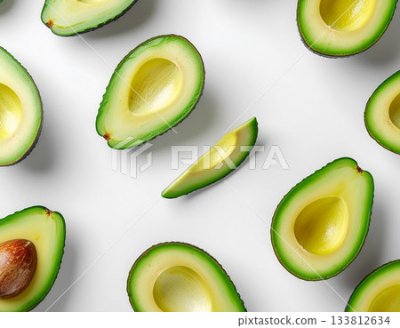 Avocados, beauty, and nutritious ingredients Avocados, beauty, and nutritious ingredients 133812634