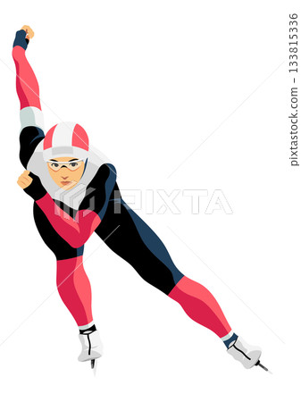 女子速滑運動員 女子速滑運動員 133815336