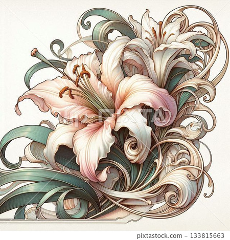 新藝術風格，莉莉 133815663