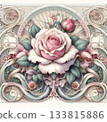 新藝術風格，玫瑰 133815886