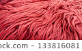 Vibrant Crimson Faux Fur Texture Background 133816081