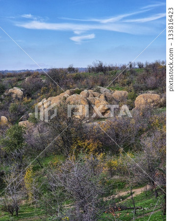 Rocky Mountain Landscape in Late Autumn 133816423