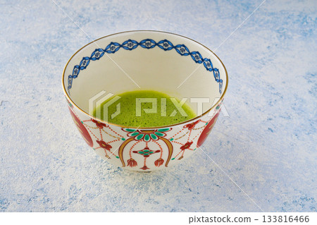Japanese tea ceremony - Copy space available 133816466