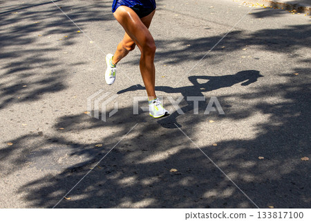 Legs woman runner Legs woman runner 133817100