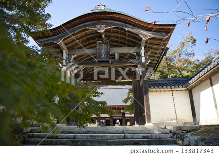 Ogurayama Nison-in Temple: The Imperial Envoy Gate with its dignified atmosphere 2 Ogurayama Nison-in Temple: The Imperial Envoy Gate with its dignified atmosphere 2 133817343