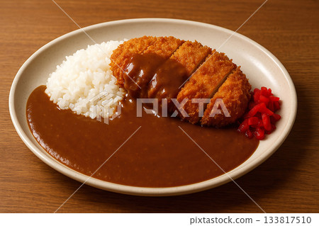 豬排咖哩特寫 133817510