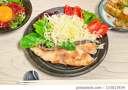 Cod meunière for dinner 133817634