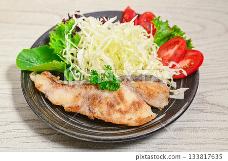 Cod meunière for dinner 133817635