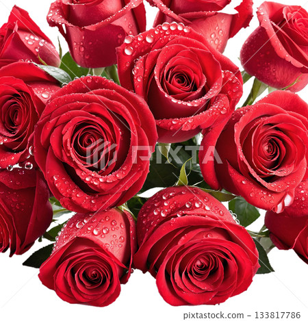Rose bouquet_no background 133817786