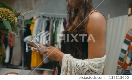 Fashion Inspiration Found in a Trendy and Stylish Wardrobe Setup with Creative Elements 133818600