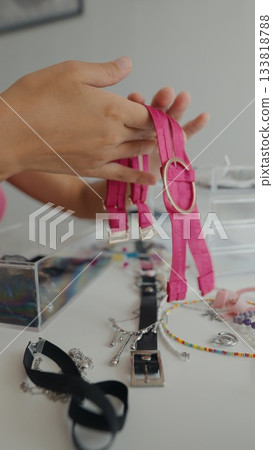 An Eyecatching and Colorful Accessories Display Featuring Beautiful Jewelry and Bracelets An Eyecatching and Colorful Accessories Display Featuring Beautiful Jewelry and Bracelets 133818788