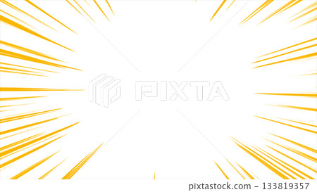 黃色濃重線條，漫畫線條 133819357