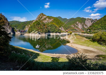 Hinatakami Dam and Heart Rock (Yame City) Hinatakami Dam and Heart Rock (Yame City) 133820375