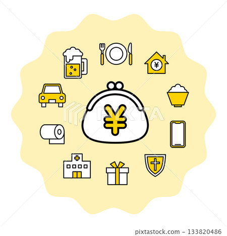 生活開支明細 / 象形圖圖示集 133820486