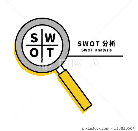 SWOT分析/放大鏡 133820504
