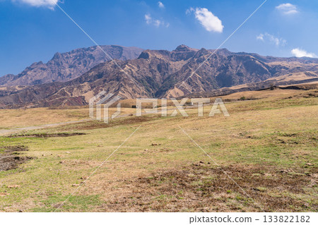 <Kumamoto Prefecture> Aso grassland scenery 133822182