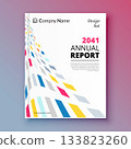 Business annual report brochure layout design 133823260