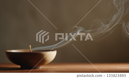 Calming smoke from a stick 133823893