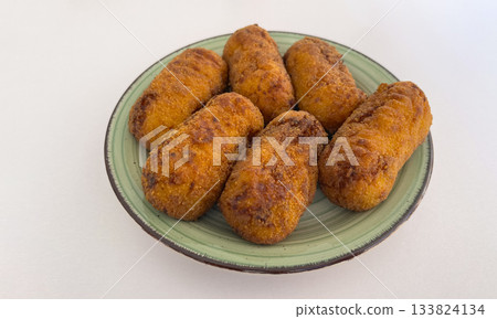Fried Croquette Spanish Tapa, Spain Fried Croquette Spanish Tapa, Spain 133824134