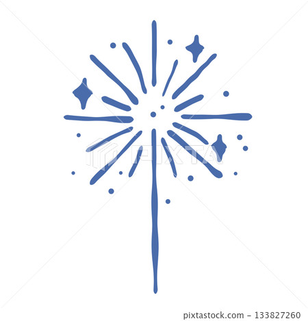 Paris firework burst line art New Year celebration festive star explosion doodle sparkling minimalist illustration holiday decor digital download 133827260