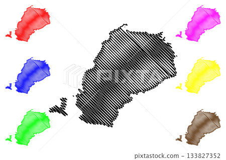Agistri island (Hellenic Republic, Greece, Greek island) map vector illustration, scribble sketch Angistri or Agkistri map Agistri island (Hellenic Republic, Greece, Greek island) map vector illustration, scribble sketch Angistri or Agkistri map 133827352