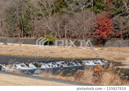 The flow of the Hoki River in Shiobara, Tochigi Prefecture The flow of the Hoki River in Shiobara, Tochigi Prefecture 133827810