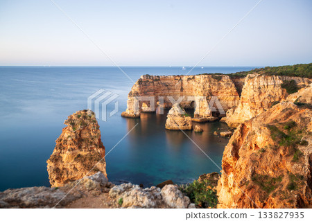 cliffs at sea, Algarve, Portugal, cliffs at sea, Algarve, Portugal, 133827935