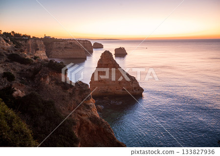 cliffs at sea, Algarve, Portugal, cliffs at sea, Algarve, Portugal, 133827936