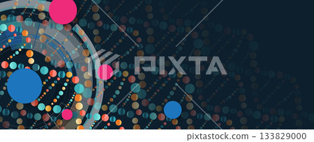 Futuristic medical background, DNA strands, connected neural web Futuristic medical background, DNA strands, connected neural web 133829000