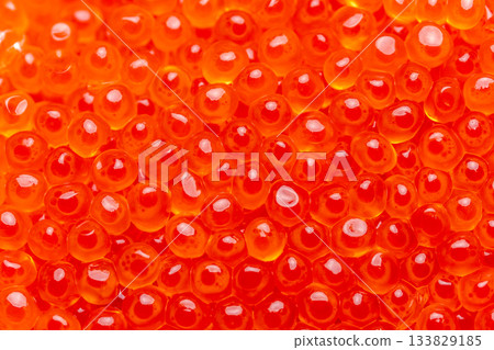 Red caviar. Macro shot. 133829185