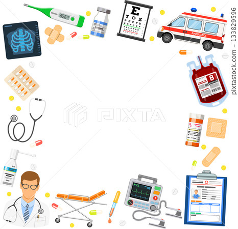 Medical Services Banner and Frame Medical Services Banner and Frame 133829596