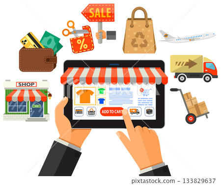 Online Shopping Concept 133829637
