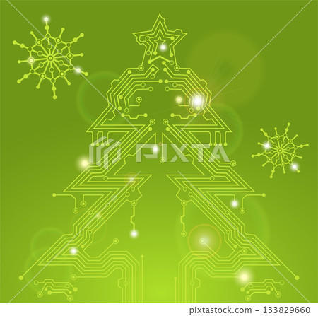 Christmas Tree from circuit board Christmas Tree from circuit board 133829660