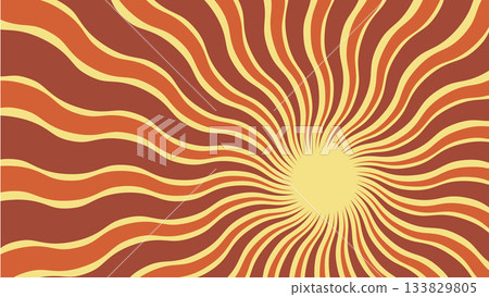 Vibrant Swirl Groovy Starburst Vibrant Swirl Groovy Starburst 133829805