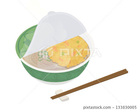 天婦羅蕎麥麵杯插圖 133830005