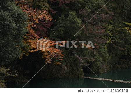 Late autumn scenery of Hayakawa River, Hakone Yumoto Late autumn scenery of Hayakawa River, Hakone Yumoto 133830196