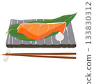 Set meal of salmon 133830312