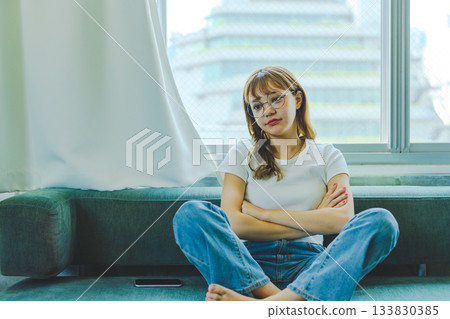 可愛女孩肖像 133830385