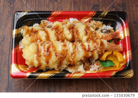 Shrimp Tempura Bento 133830679