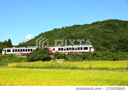 Hinabi (bound for Miyako) running on the JR Yamada Line 133830860