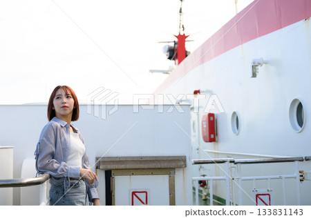 A woman on board 133831143