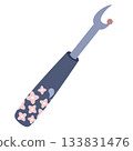 Cute illustration of a ripper (seam remover) 133831476