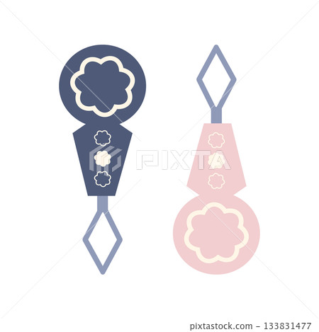 Cute illustration of threading 133831477