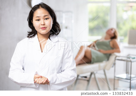 Portrait of young doctor 133832433