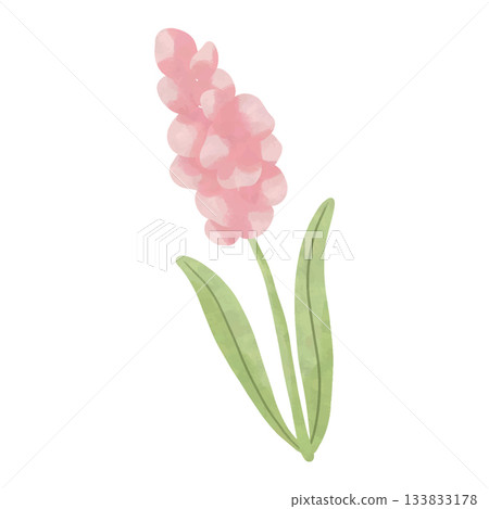 watercolor green tree on white background 133833178