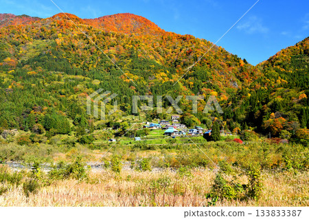 長野縣小谷村北小谷里平週邊（長野縣小谷村）[2025年11月] 133833387