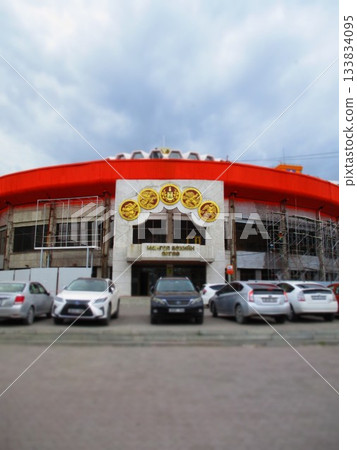 蒙古,烏蘭巴托,相撲宮,西洋鏡風格 蒙古,烏蘭巴托,相撲宮,西洋鏡風格 133834095